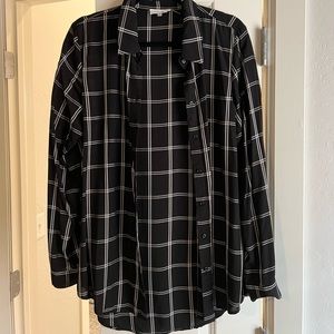 Brand new never worn Calvin Klein plaid shirt